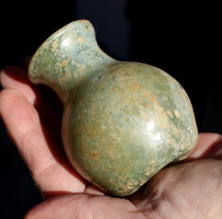 Glass Bottle, Roman, Unguentarium, ca. 1st Cent AD, Beautiful!